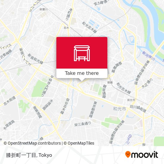 膝折町一丁目 map