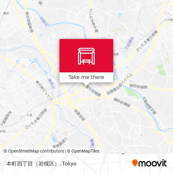 本町四丁目（岩槻区） map