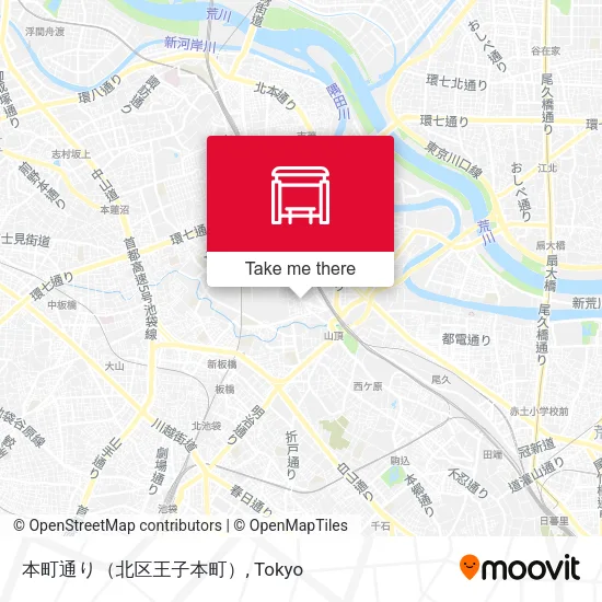 本町通り（北区王子本町） map