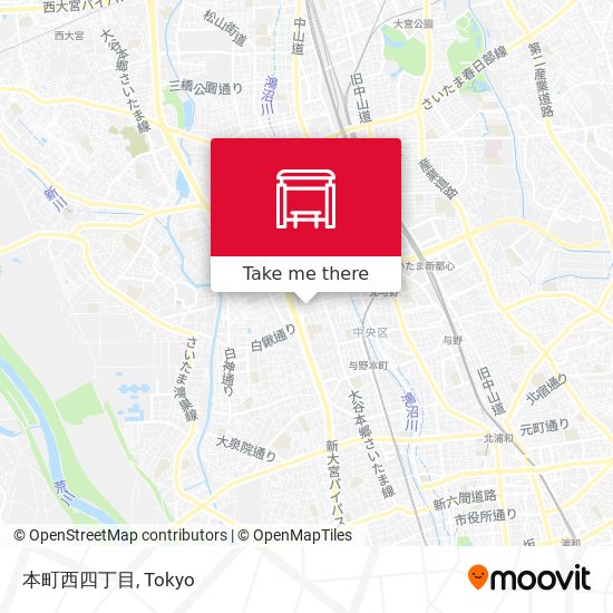 本町西四丁目 map