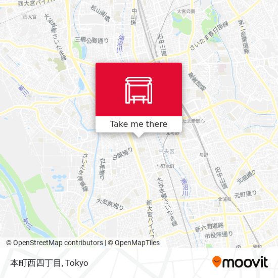 本町西四丁目 map