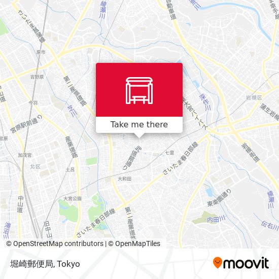 堀崎郵便局 map