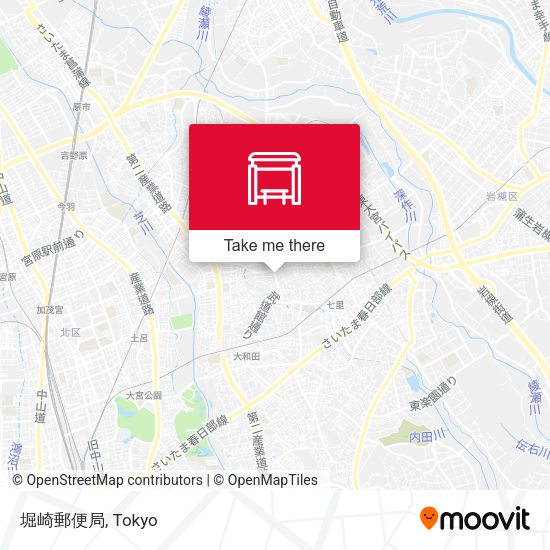 堀崎郵便局 map