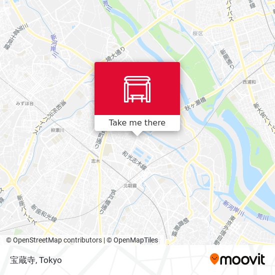 宝蔵寺 map