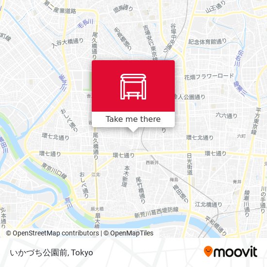 いかづち公園前 map