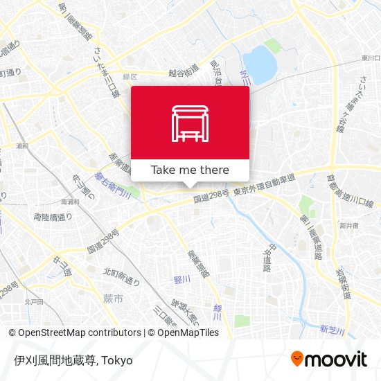 伊刈風間地蔵尊 map
