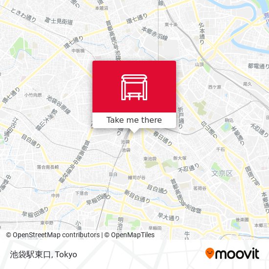 池袋駅東口 map