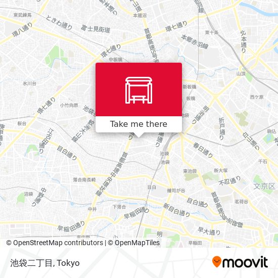 池袋二丁目 map