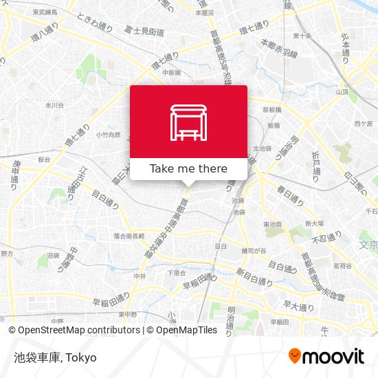 池袋車庫 map