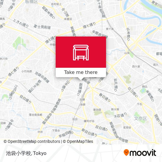 池袋小学校 map