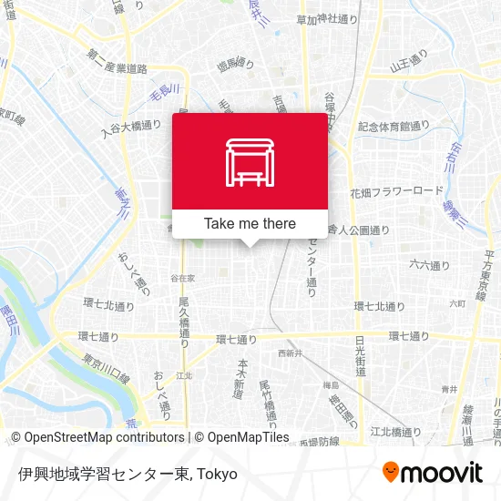 伊興地域学習センター東 map
