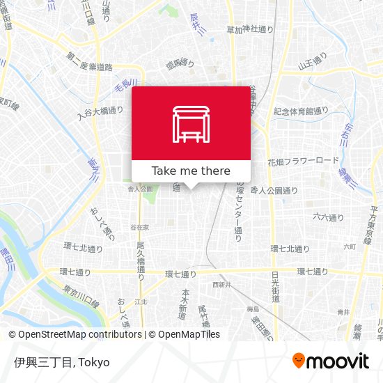 伊興三丁目 map