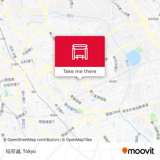 稲荷越 map