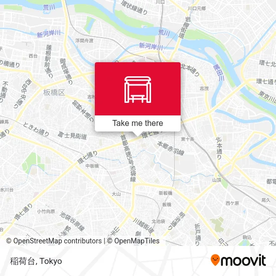 稲荷台 map