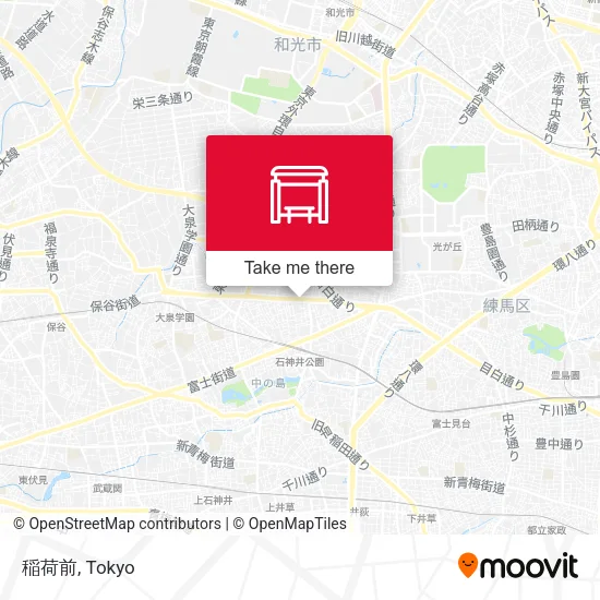 稲荷前 map