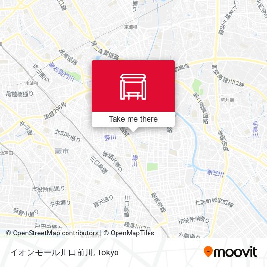 イオンモール川口前川 map