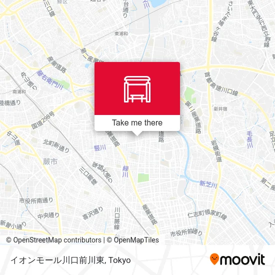 イオンモール川口前川東 map