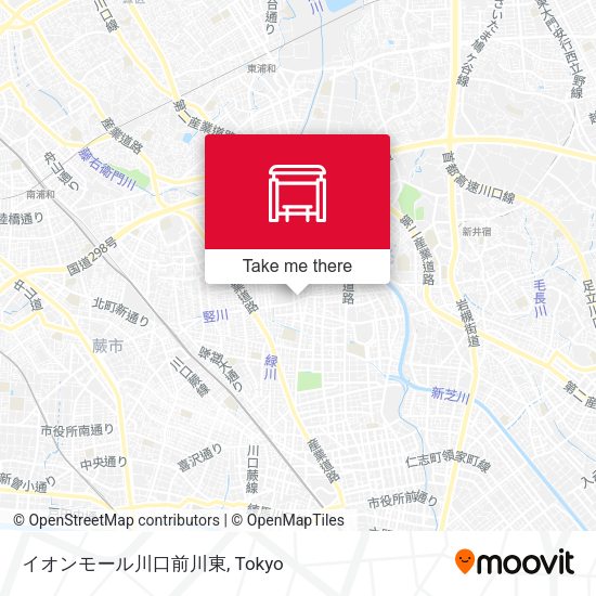イオンモール川口前川東 map