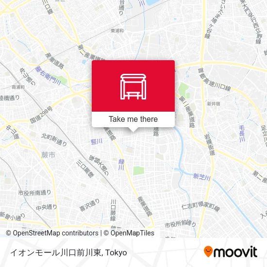 イオンモール川口前川東 map