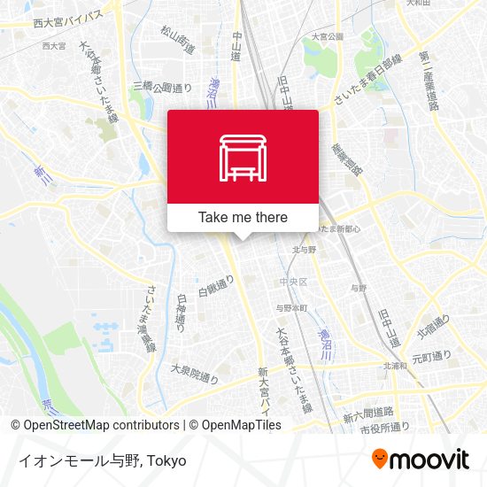 イオンモール与野 map