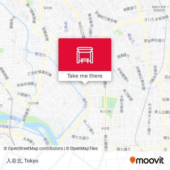 入谷北 map