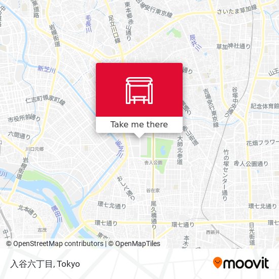 入谷六丁目 map