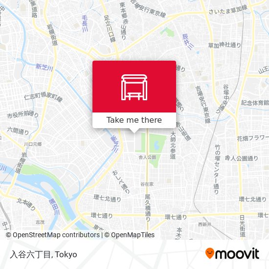 入谷六丁目 map