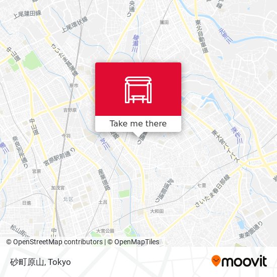 砂町原山 map