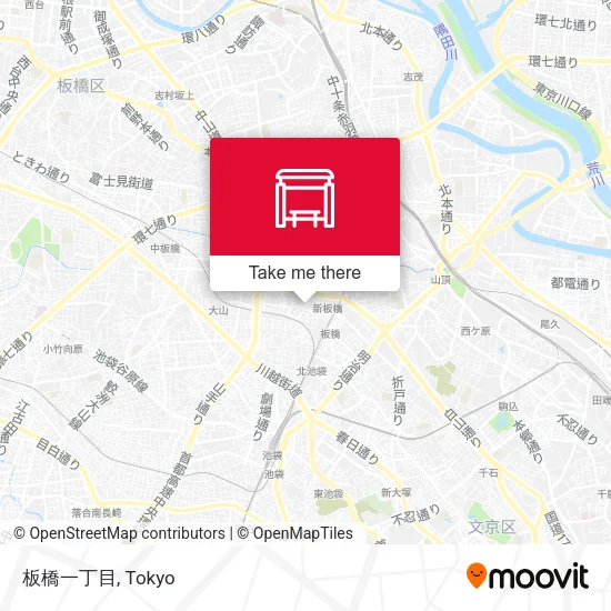 板橋一丁目 map