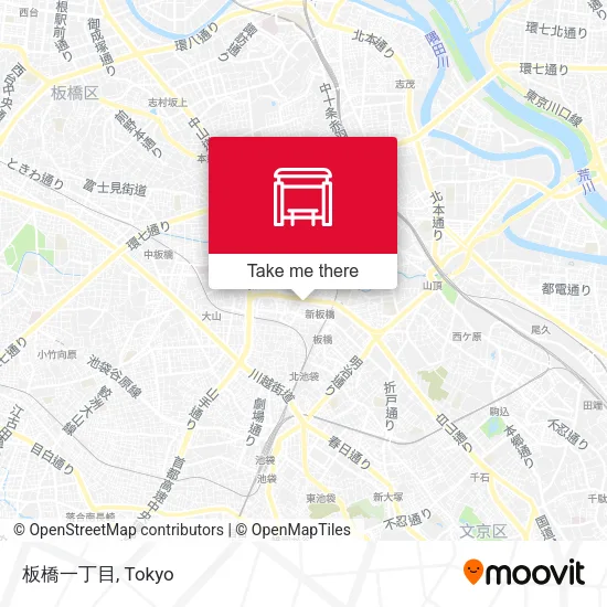 板橋一丁目 map
