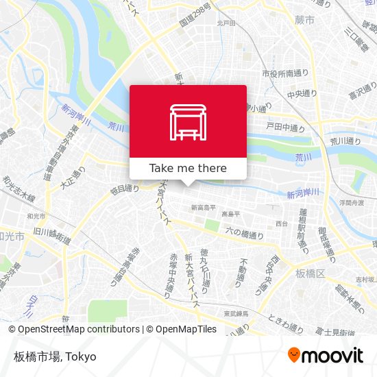 板橋市場 map