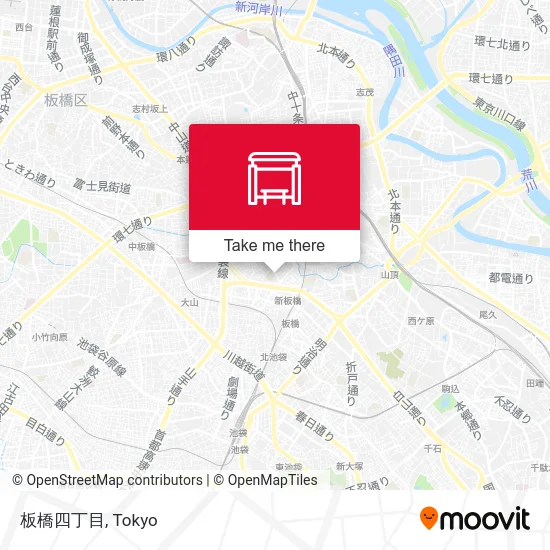 板橋四丁目 map