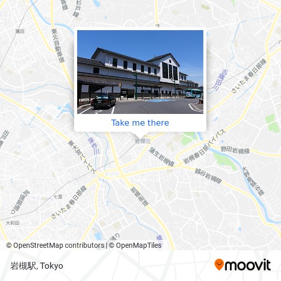 岩槻駅 map