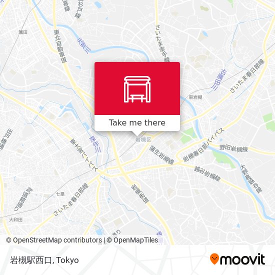 岩槻駅西口 map