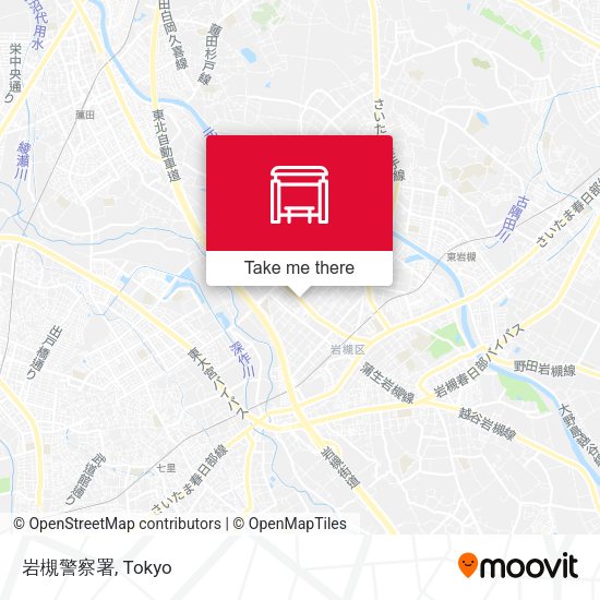 岩槻警察署 map