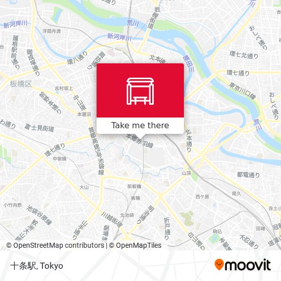 十条駅 map