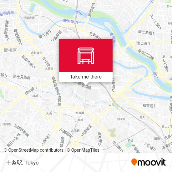 十条駅 map