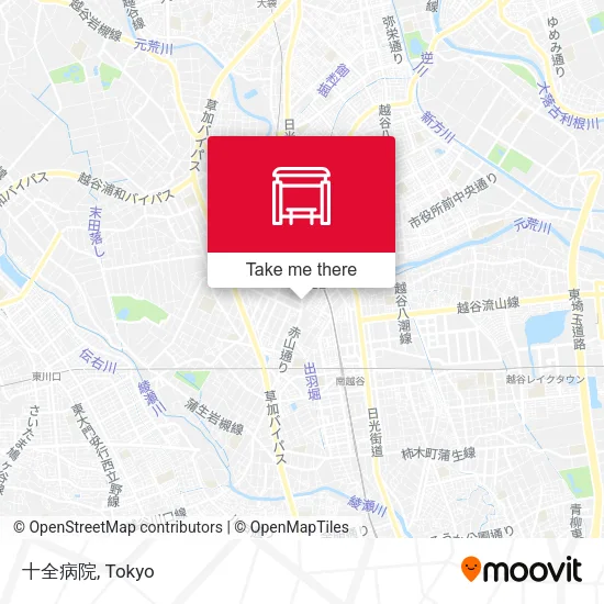 十全病院 map