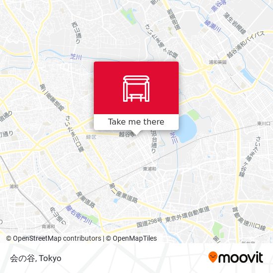 会の谷 map