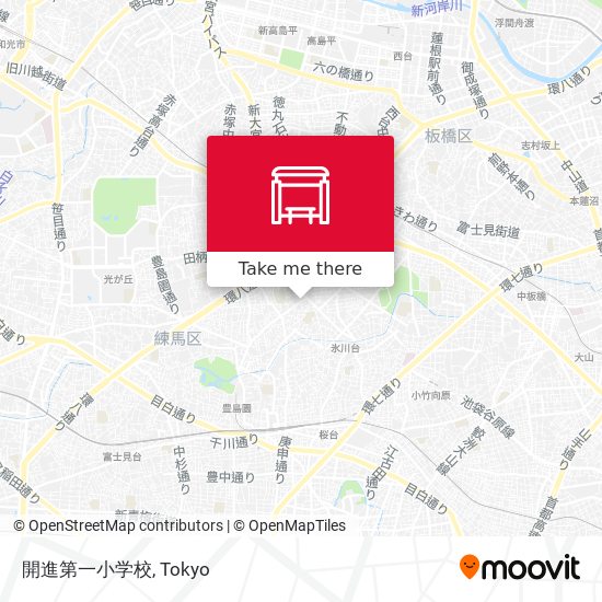 開進第一小学校 map