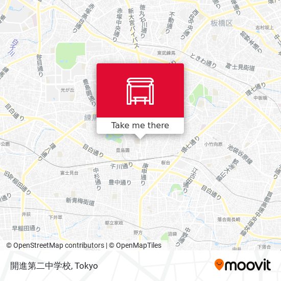 開進第二中学校 map