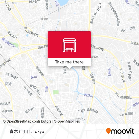 上青木五丁目 map