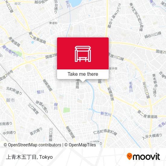 上青木五丁目 map