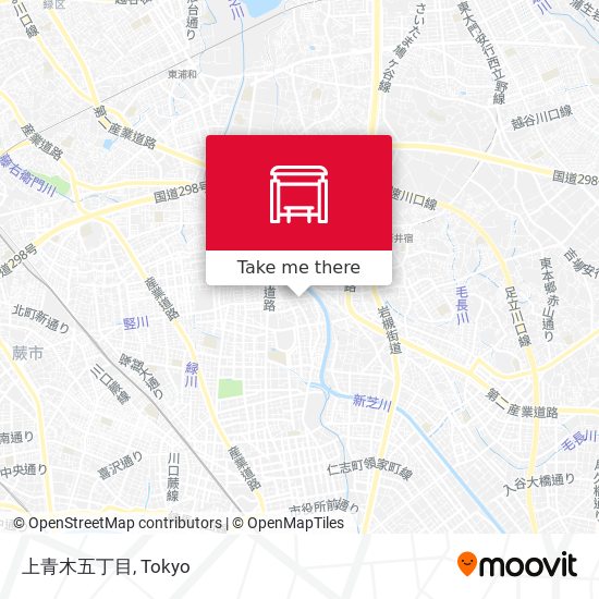 上青木五丁目 map