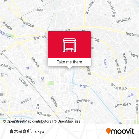 上青木保育所 map
