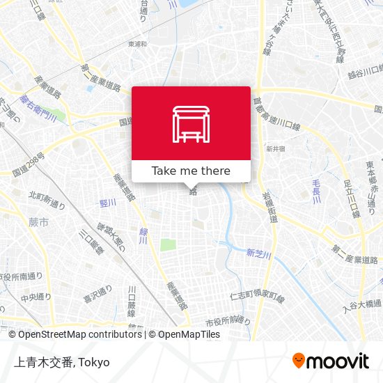 上青木交番 map