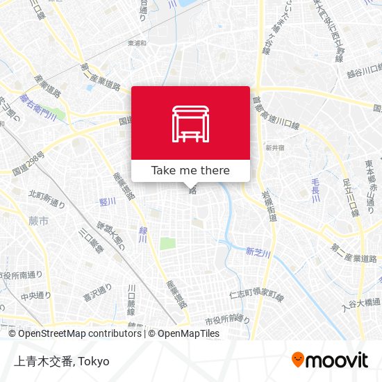 上青木交番 map