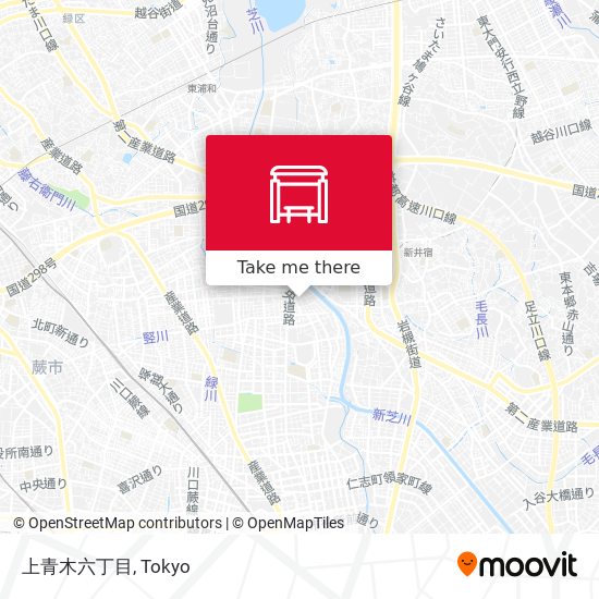 上青木六丁目 map