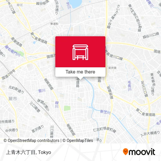 上青木六丁目 map