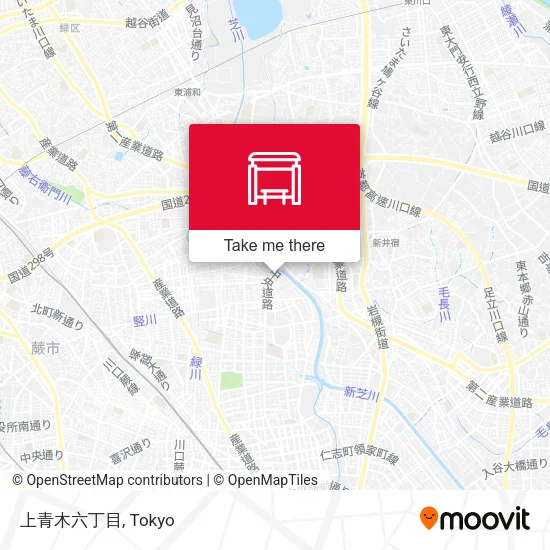 上青木六丁目 map